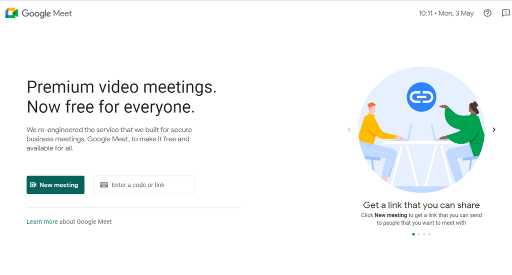 Google Meet in Tamil