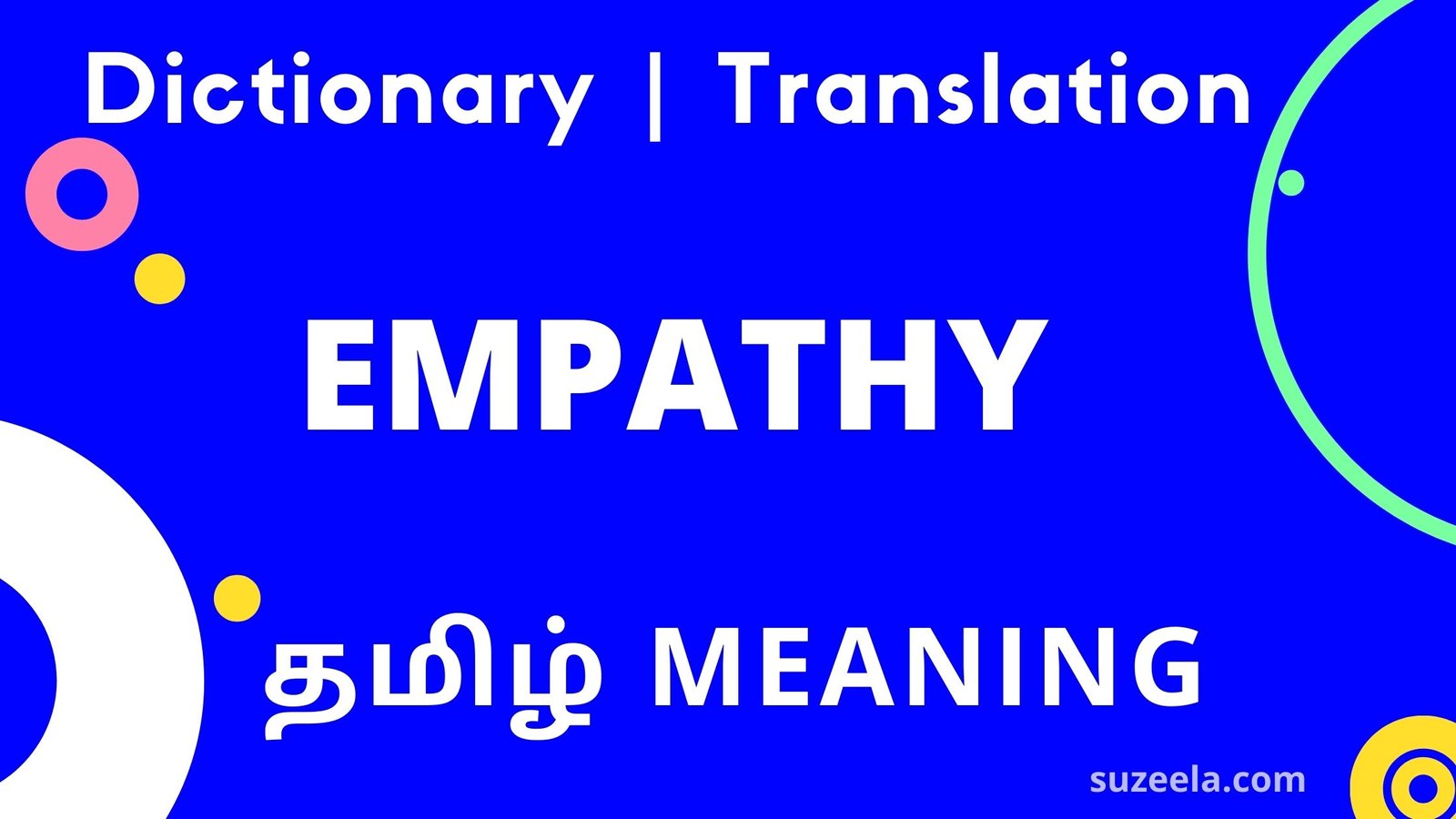 Empathy Meaning in Tamil